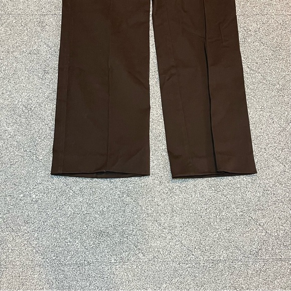 Talbots Heritage Pants Women Size 4 Brown Straight Leg Career - Picture 7 of 9